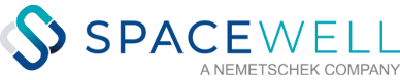 Logo from Spacewell a connection of BrightAnalytics