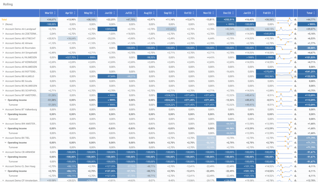 Controlling visual (Management reporting)